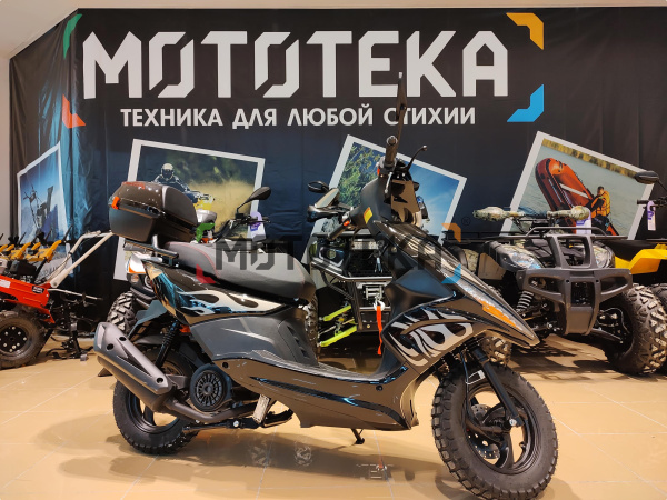 Скутер Мотомир SLASH чёрный | Мототека Скутер Мотомир SLASH чёрный | Мототека